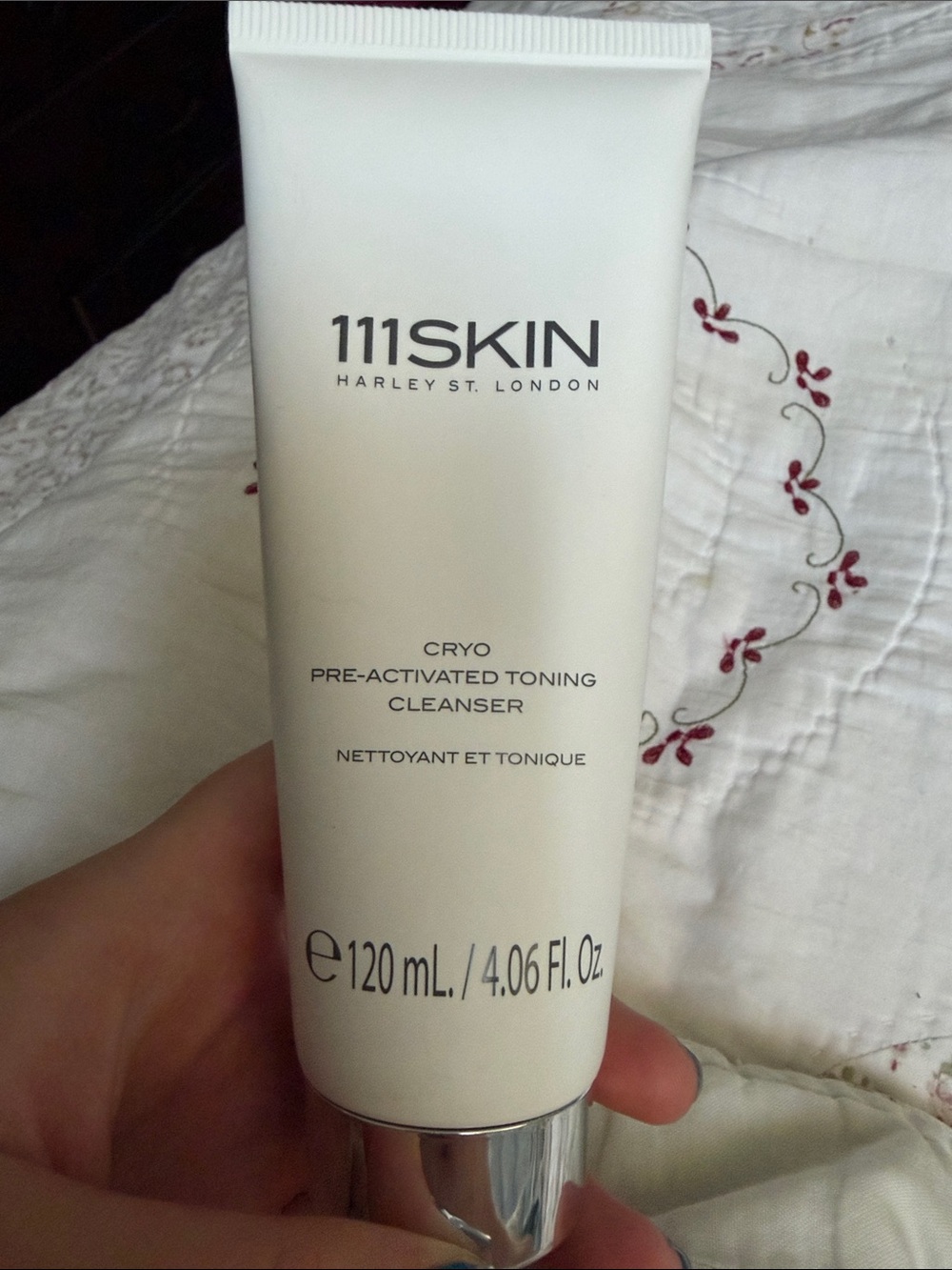 111SKIN Pre-Activated Toning Cleanser Tube - White